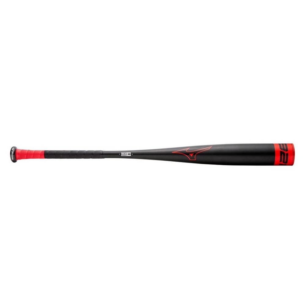 Mazza Da Baseball Mizuno B21-HOT METAL - BBCOR Baseball Bat (-3) Uomo - Nere/Rosse - 92673-CPSK